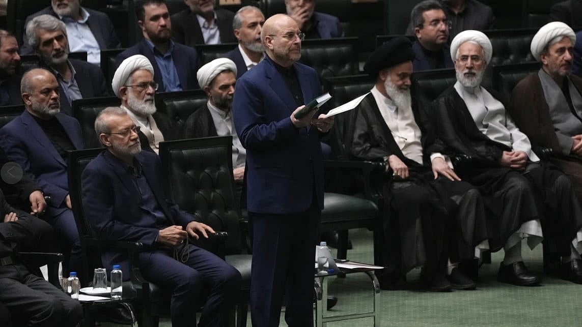 Iranian Parliament Speaker Mohammad Bagher Ghalibaf - AP